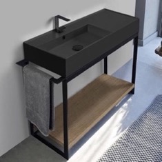 Modern  Console Vanity, 43 inch